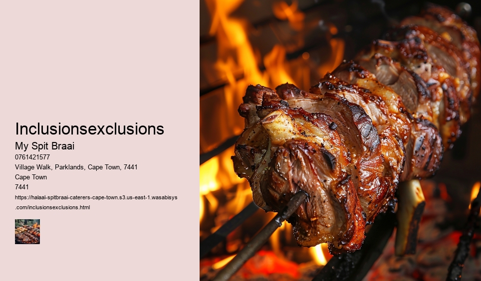 Inclusionsexclusions